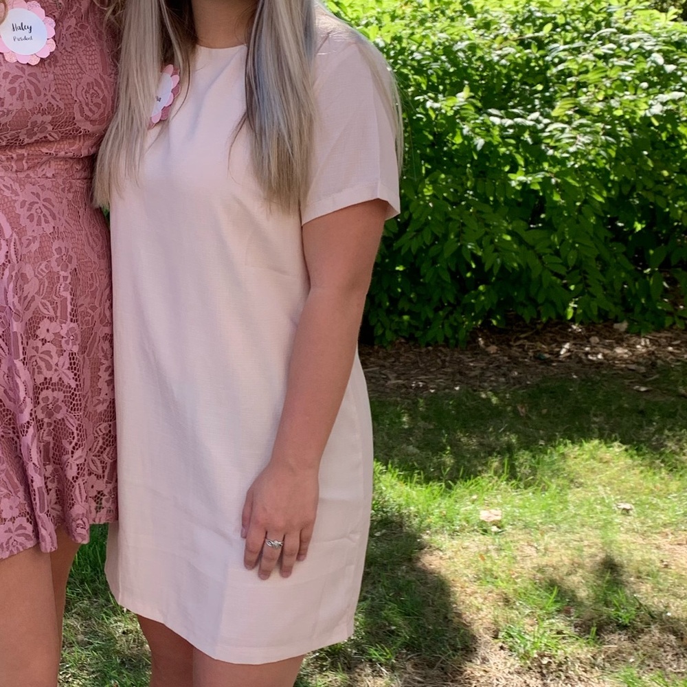 Lulus blush pink dress